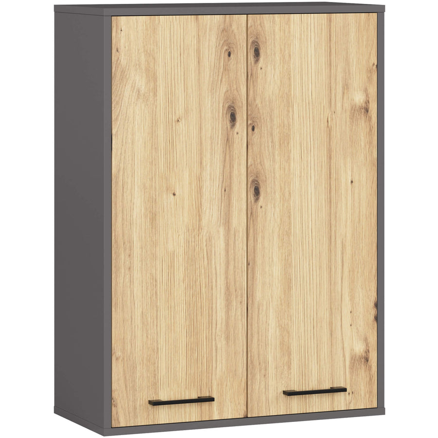 Badezimmerschrank – FIN – Platzsparender Badschrank mit viel Stauraum und modernem Look