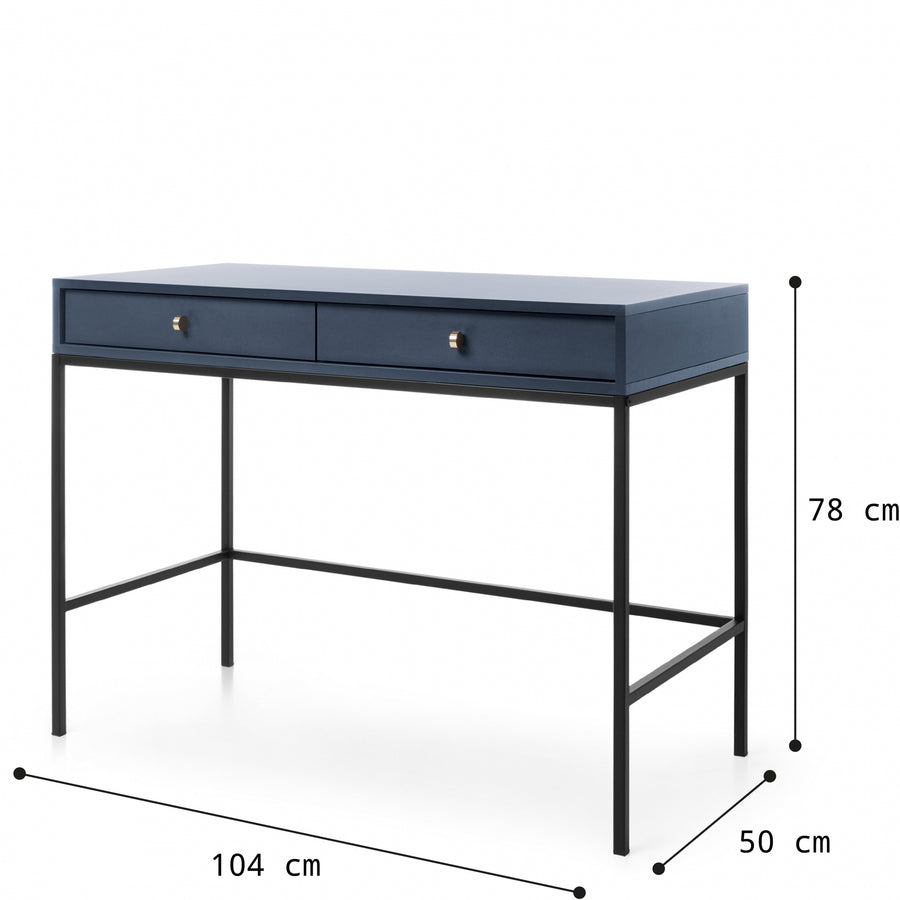 Schminktisch – MONO – 103 cm, moderner Frisiertisch mit Holzoptik