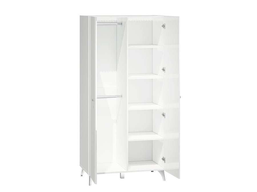 Kleiderschrank – VILLA 01 – Moderne Eleganz mit edler Rillenoptik