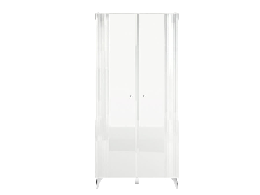 Kleiderschrank – VILLA 01 – Moderne Eleganz mit edler Rillenoptik