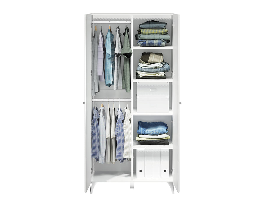 Kleiderschrank – VILLA 01 – Moderne Eleganz mit edler Rillenoptik