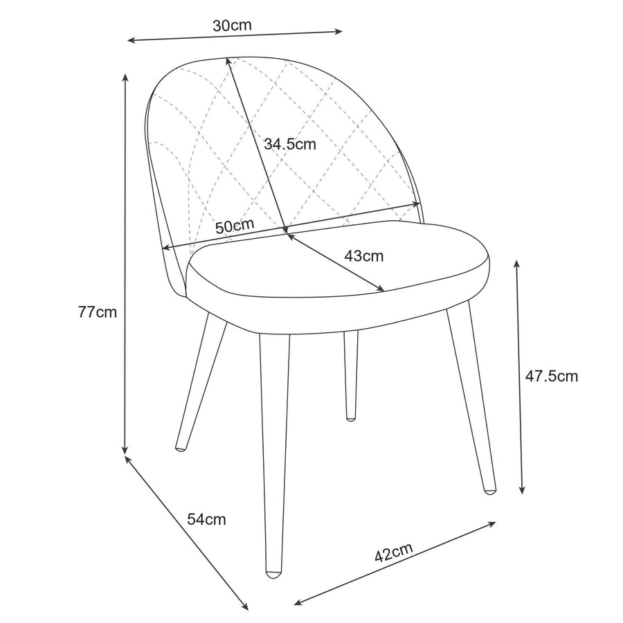 Stuhl – Elegantes gepolstertes Design für moderne Räume
