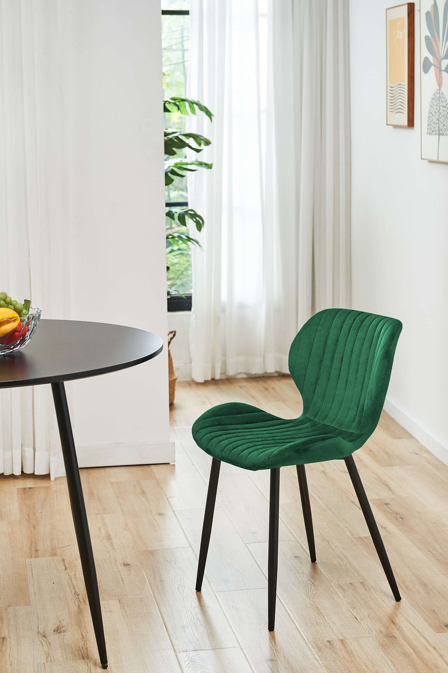 Stuhl – Gesteppter Polsterstuhl im modernen Stil