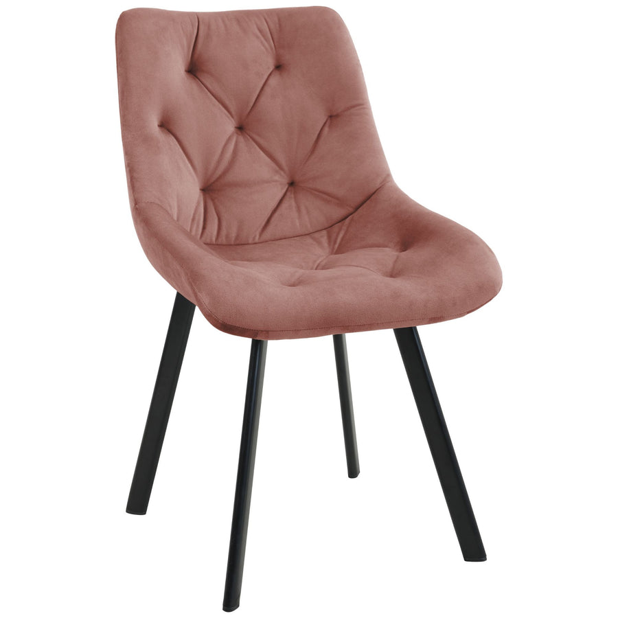 Stuhl – Eleganter Samtstuhl im Glamou Stil