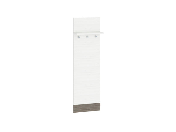 Wandgarderobe – BLANCO 23 – Kompaktes Garderobenpaneel mit Ablage und Haken