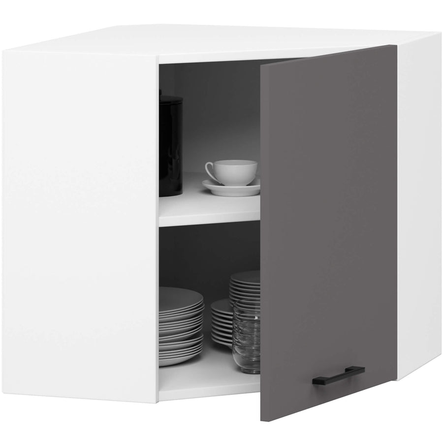 Eckhängeschrank – OLIWIA – W60/60, minimalistisches Design, maximaler Nutzen