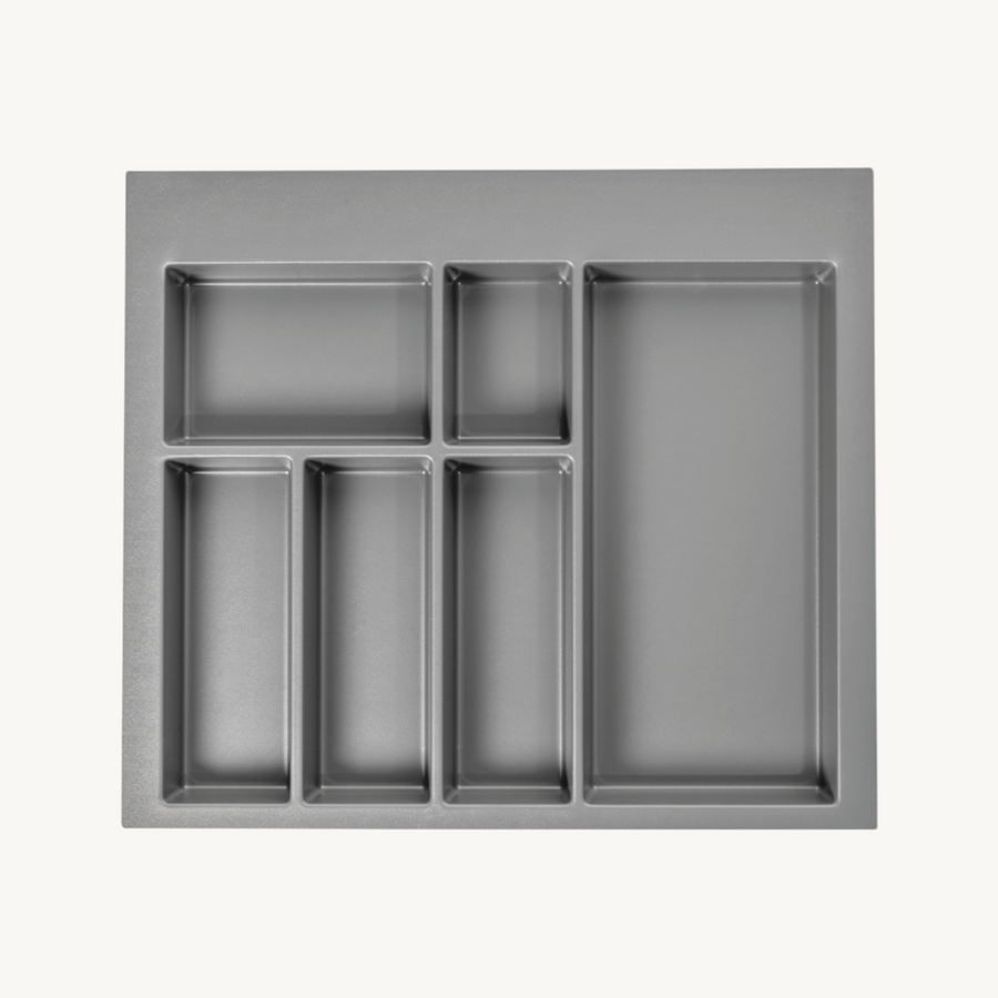 Unterschrank – Livaro – D60S2+1 AX, Weiß / Weiß Rahmen