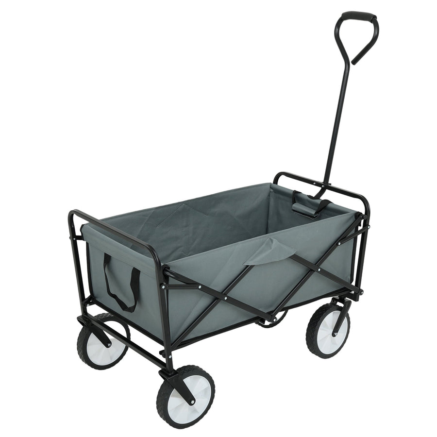Bollerwagen – TYRS – Klappbarer Strandwagen mit großem Stauraum und hoher Belastbarkeit