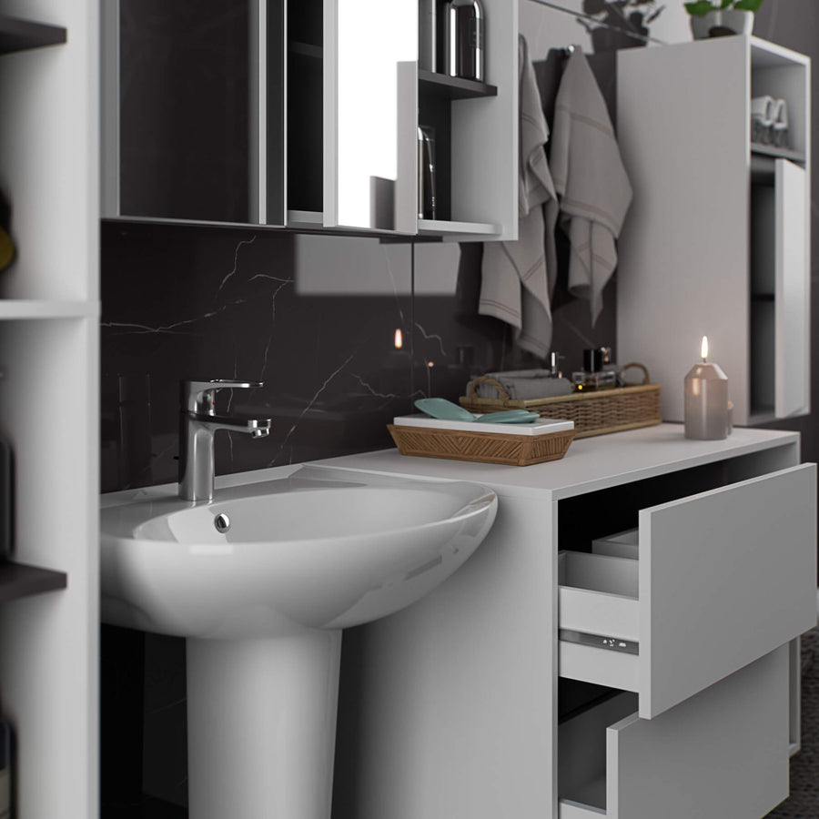 Badezimmer Set – VAMI – Stilvolle Komplettlösung mit viel Stauraum