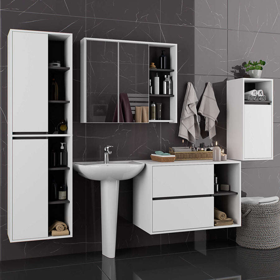 Badezimmer Set – VAMI – Stilvolle Komplettlösung mit viel Stauraum
