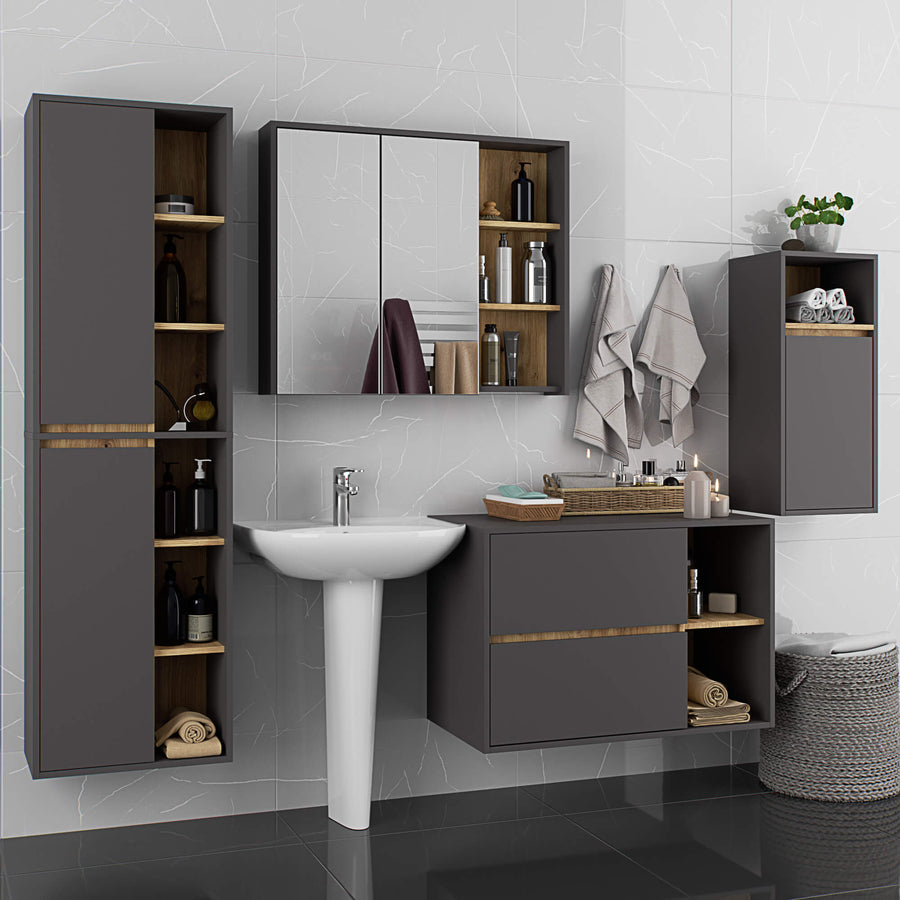Badezimmer Set – VAMI – Stilvolle Komplettlösung mit viel Stauraum