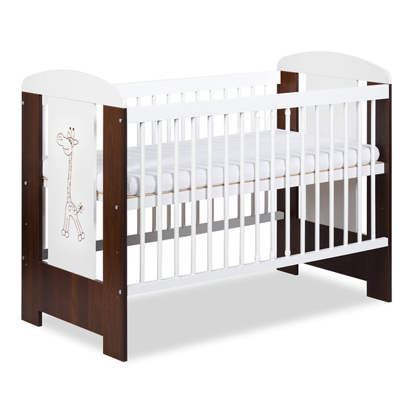 Kinderbett – GIRAFEE – Verspieltes Babybett mit Giraffenmotiv
